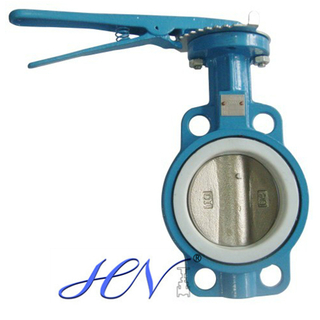 Manual Cast Iron Wafer Type Concentric Butterfly Valve