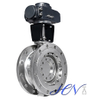 Industrial Stainless Steel Flange Type Triple Eccentric Butterfly Valve