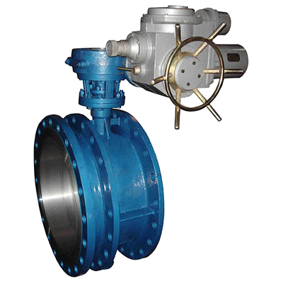 Double Flanged Electric Operated Double Eccentric Butterfly Valve