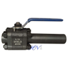 Lever Operated One Nipple Forged Steel Floating Ball Valve