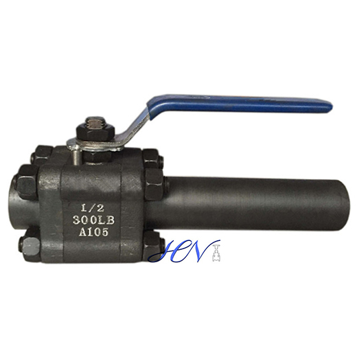 Lever Operated One Nipple Forged Steel Floating Ball Valve