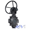 Triple Eccentric Industrial Carbon Steel Gear Operated Lug Type Butterfly Valve