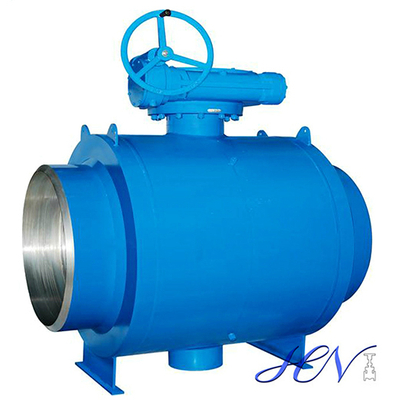 Gear Operated Side Entry Trunnion Mounted Fully Welded Body Ball Valve
