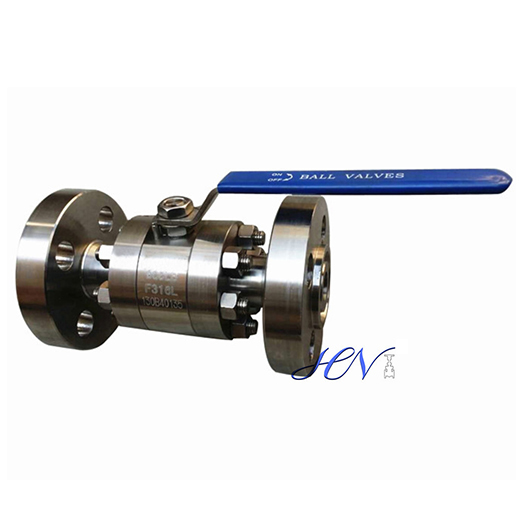 Lever Operated SS 316L Flanged Floating Ball Valve