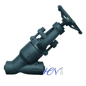 Y Type Forged Steel Manual Butt Weld Globe Valve