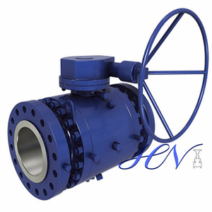Worm Gear Side Entry Forged Trunnion Mounted Ball Valve