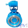 Flow Regulating Double Flanged Industrial Double Offset Butterfly Valve