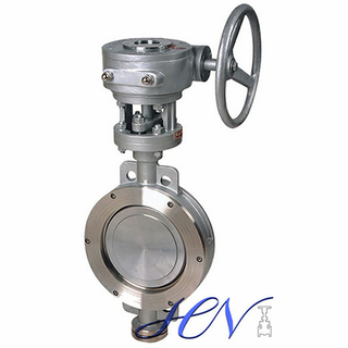 Metal Seated Wafer Gear Operated Double Eccentric Butterfly Valve