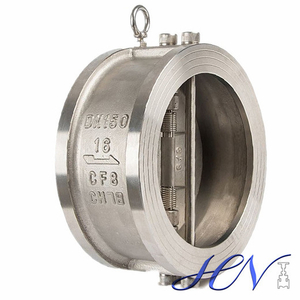 Stainless Steel Duo Plate Disc Wafer Check Valve Gas Line