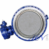 Double Flange Gear Operated Industrial Triple Eccentric Butterfly Valve
