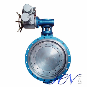API 609 Electric Operated Flange Type Industrial Double Eccentric Butterfly Valve