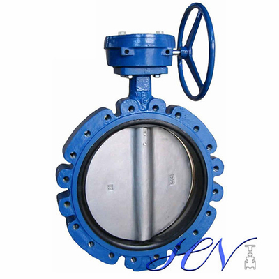 Carbon Steel Soft Seated Gear Operated Centric Butterfly Valve