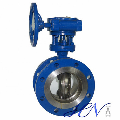 Flange Gear Operated Industrial Metal Seated Tricentric Butterfly Valve